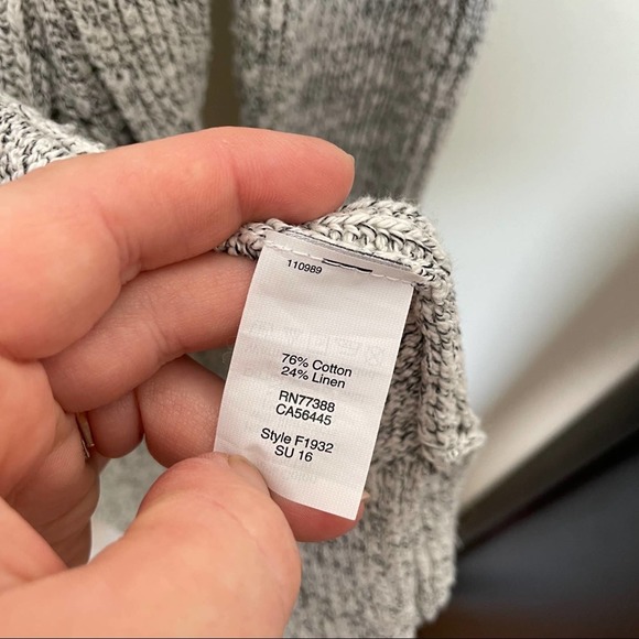 MADEWELL Postscript Cardigan Sweater Marled {LL29} - Picture 7 of 8